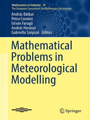 cover image of Mathematical Problems in Meteorological Modelling